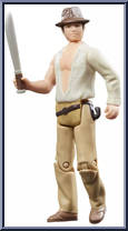 Indiana Jones from Indiana Jones - Retro - Temple of Doom manufactured by Hasbro [Loose]