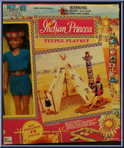 Teepee Playset (Blue) Action Figure