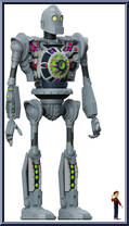 Iron Giant (Full Color) with Hogarth Hughes from Iron Giant - Super Cyborgs manufactured by Super7 [Loose]