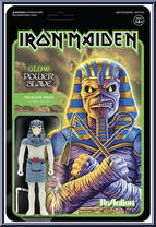 Pharaoh Eddie (Power Slave) (Glow In The Dark)  from Iron Maiden - ReAction Figures manufactured by Super7 [Front]
