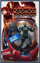 Iron Man (Stealth Striker Armor) from Iron Man - 2008 Movie - Concept Series manufactured by Hasbro [Front]