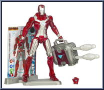 Iron Man (Mark V) from Iron Man 2 - 2010 Movie - Movie Series manufactured by Hasbro [Loose]