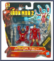 Iron Man (Negative Zone Upgrade) from Iron Man 2 - 2010 Movie - Armor Tech manufactured by Hasbro [Front]