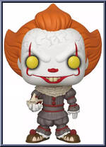 Pennywise (with Boat) (Jumbo) from IT - Pop! Vinyl Figures manufactured by Funko [Loose]