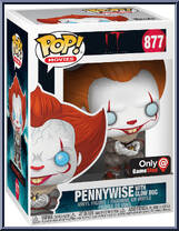Pennywise (with Glow Bug) from IT - Pop! Vinyl Figures manufactured by Funko [Front]