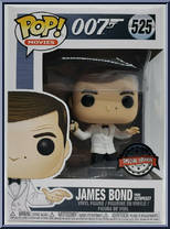 James Bond (White Tux) (Octopussy) from James Bond - Pop! Vinyl Figures manufactured by Funko [Front]