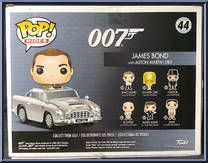 James Bond with Aston Martin DB5 (Rides) from James Bond - Pop! Vinyl Figures manufactured by Funko [Back]
