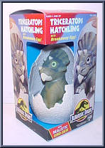 Triceratops Hatchling from Jurassic Park - Hatchlings manufactured by Kenner [Front]
