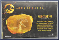 Male Velociraptor from Jurassic Park - Amber Collection - Dinos manufactured by Mattel [Back]