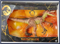 Velociraptor Echo from Jurassic Park - Amber Collection - Dinos manufactured by Mattel [Front]