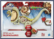Electronic Dilophosaurus (Growling Action) from Jurassic World - Classic manufactured by Hasbro [Front]