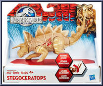 Stegoceratops (Tan) (Bashing Attack) from Jurassic World - Classic manufactured by Hasbro [Front]