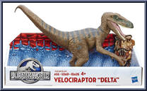 Velociraptor "Delta" from Jurassic World - Classic manufactured by Hasbro [Front]