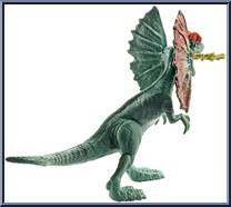 Dilophosaurus from Jurassic World 2 - Attack Packs manufactured by Mattel [Loose]