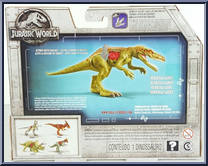 Herrerasaurus from Jurassic World 2 - Battle Damage manufactured by Mattel [Back]