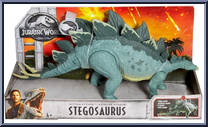 Stegosaurus from Jurassic World 2 - Action Attack manufactured by Mattel [Front]