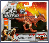 Stygimoloch "Stiggy" from Jurassic World 2 - Battle Damage manufactured by Mattel [Front]