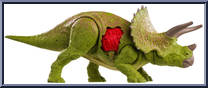 Triceratops from Jurassic World 2 - Battle Damage manufactured by Mattel [Loose]