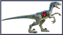 Velociraptor "Blue" from Jurassic World 2 - Battle Damage manufactured by Mattel [Loose]
