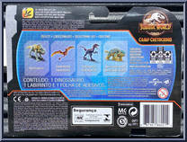 Ankylosaurus Bumpy from Jurassic World - Camp Cretaceous - Attack Pack manufactured by Mattel [Back]