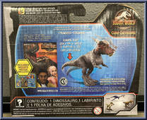 Stygimoloch (Gray) from Jurassic World - Camp Cretaceous - Savage Strike manufactured by Mattel [Back]
