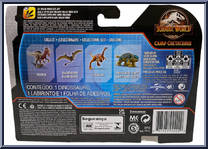 Troodon from Jurassic World - Camp Cretaceous - Attack Pack manufactured by Mattel [Back]
