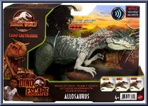 Allosaurus from Jurassic World - Camp Cretaceous - Dino Escape - Roar Attack manufactured by Mattel [Front]