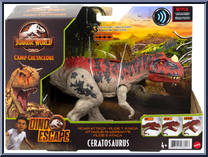 Ceratosaurus from Jurassic World - Camp Cretaceous - Dino Escape - Roar Attack manufactured by Mattel [Front]