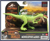 Monolophosaurus (Green) from Jurassic World - Camp Cretaceous - Dino Escape - Fierce Force manufactured by Mattel [Front]