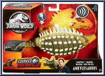 Ankylosaurus from Jurassic World - Dino Rivals - Roarivores manufactured by Mattel [Front]