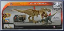 Bite 'N Fight Tyrannosaurus Rex from Jurassic World - Dino Rivals - Large Dinosaurs manufactured by Mattel [Back]