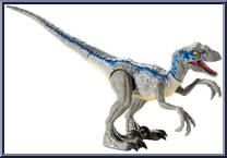 Velociraptor Blue from Jurassic World - Dino Rivals - Savage Strike manufactured by Mattel [Loose]