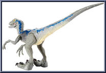 Velociraptor Blue from Jurassic World - Dino Rivals - Savage Strike manufactured by Mattel [Loose]