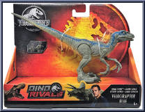 Velociraptor Blue from Jurassic World - Dino Rivals - Savage Strike manufactured by Mattel [Front]