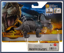 Nasutoceratops from Jurassic World - Dominion - Ferocious Pack manufactured by Mattel [Front]