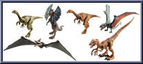 6-Pack Dinosaur Set from Jurassic World - Legacy Collection - Basic Series manufactured by Mattel [Loose]