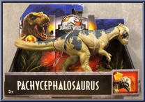Pachycephalosaurus (Green) from Jurassic World - Legacy Collection - Basic Series manufactured by Mattel [Front]