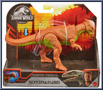 Pachycephalosaurus from Jurassic World - Primal Attack - Savage Strike manufactured by Mattel [Front]