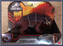 Scutosaurus from Jurassic World - Primal Attack - Savage Strike manufactured by Mattel [Front]