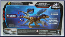 Siats Meekerorum from Jurassic World - Primal Attack - Massive Biters manufactured by Mattel [Back]