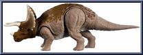 Triceratops from Jurassic World - Primal Attack - Sound Strike manufactured by Mattel [Loose]