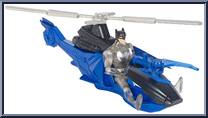 Batman & Batcopter from Justice League Action - Vehicles manufactured by Mattel [Loose]