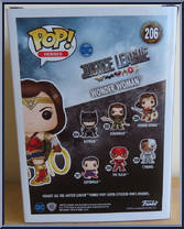 Wonder Woman from Justice League - Pop! Vinyl Figures manufactured by Funko [Back]