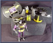 Batman (Attack Sled) from Justice League - Mission Vision - Deluxe Figures manufactured by Mattel [Loose]