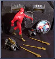 Flash (Gray Armor) from Justice League - Mission Vision manufactured by Mattel [Loose]