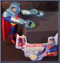 Superman from Justice League - Attack Armor manufactured by Mattel [Loose]