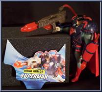 Superman from Justice League - Mega Armor manufactured by Mattel [Loose]