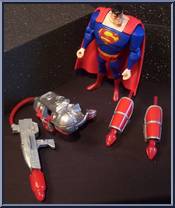Superman from Justice League - Morph-Gear manufactured by Mattel [Loose]