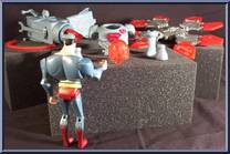 Superman (Solar Cannon) from Justice League - Mission Vision - Deluxe Figures manufactured by Mattel [Loose]