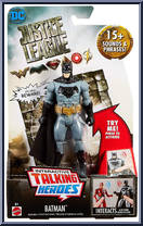 Batman from Justice League (Movie) - Talking Heroes manufactured by Mattel [Front]